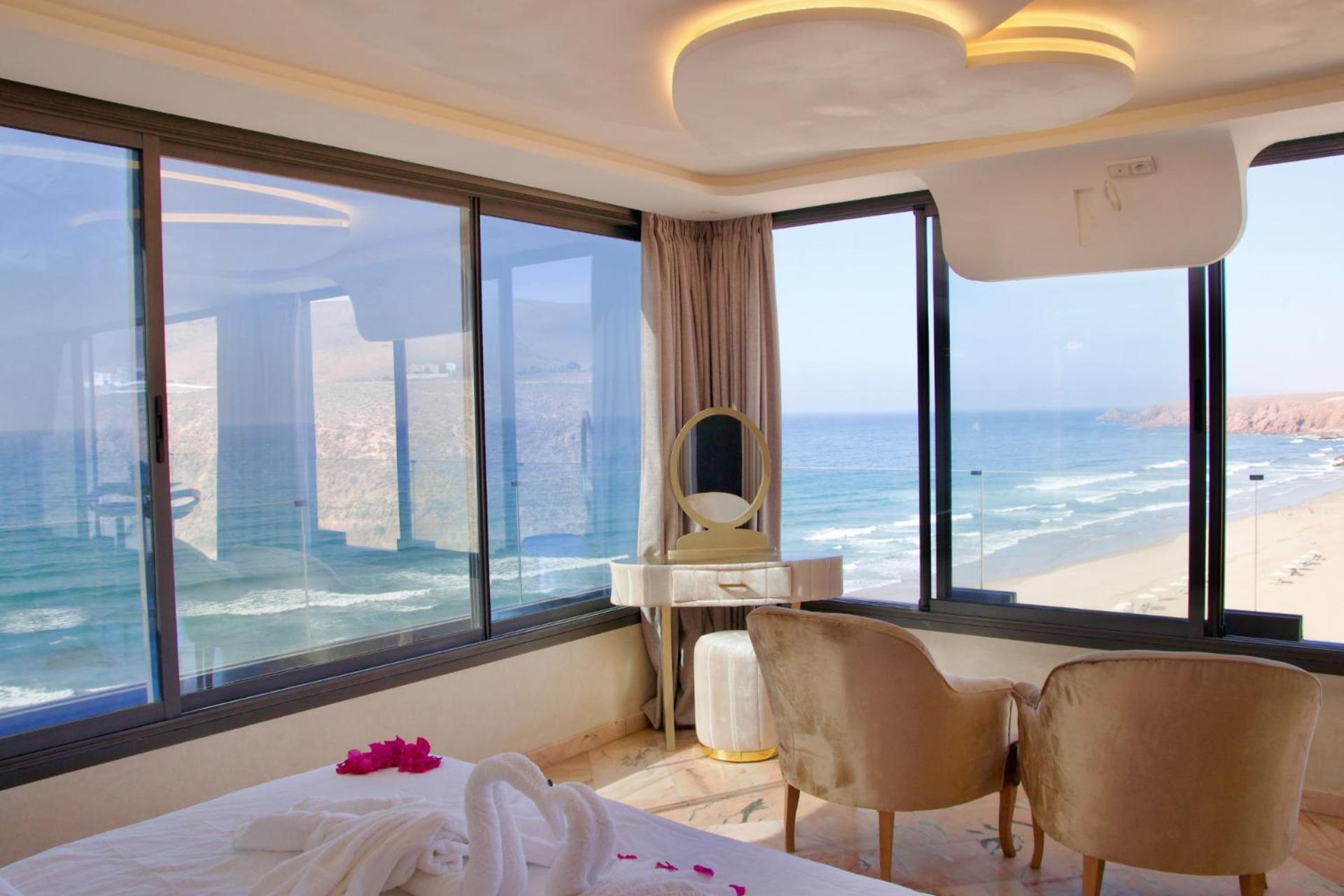 Appartement Amwaj Appts à Mirleft Extérieur photo